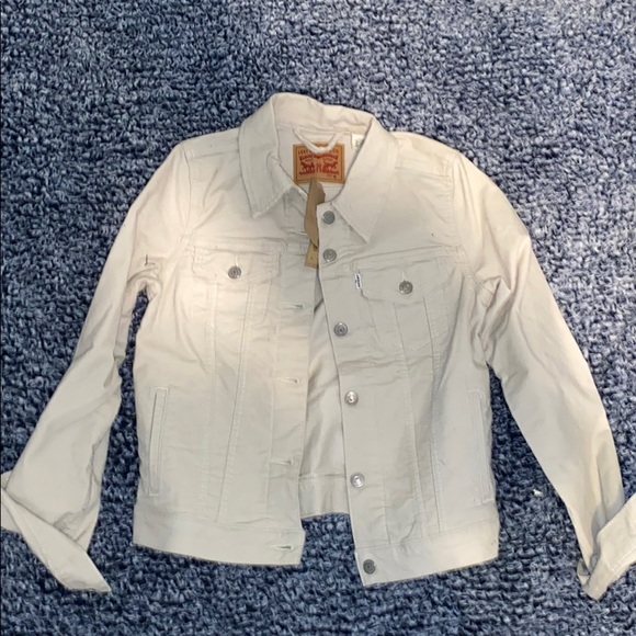 levi's khaki denim jacket